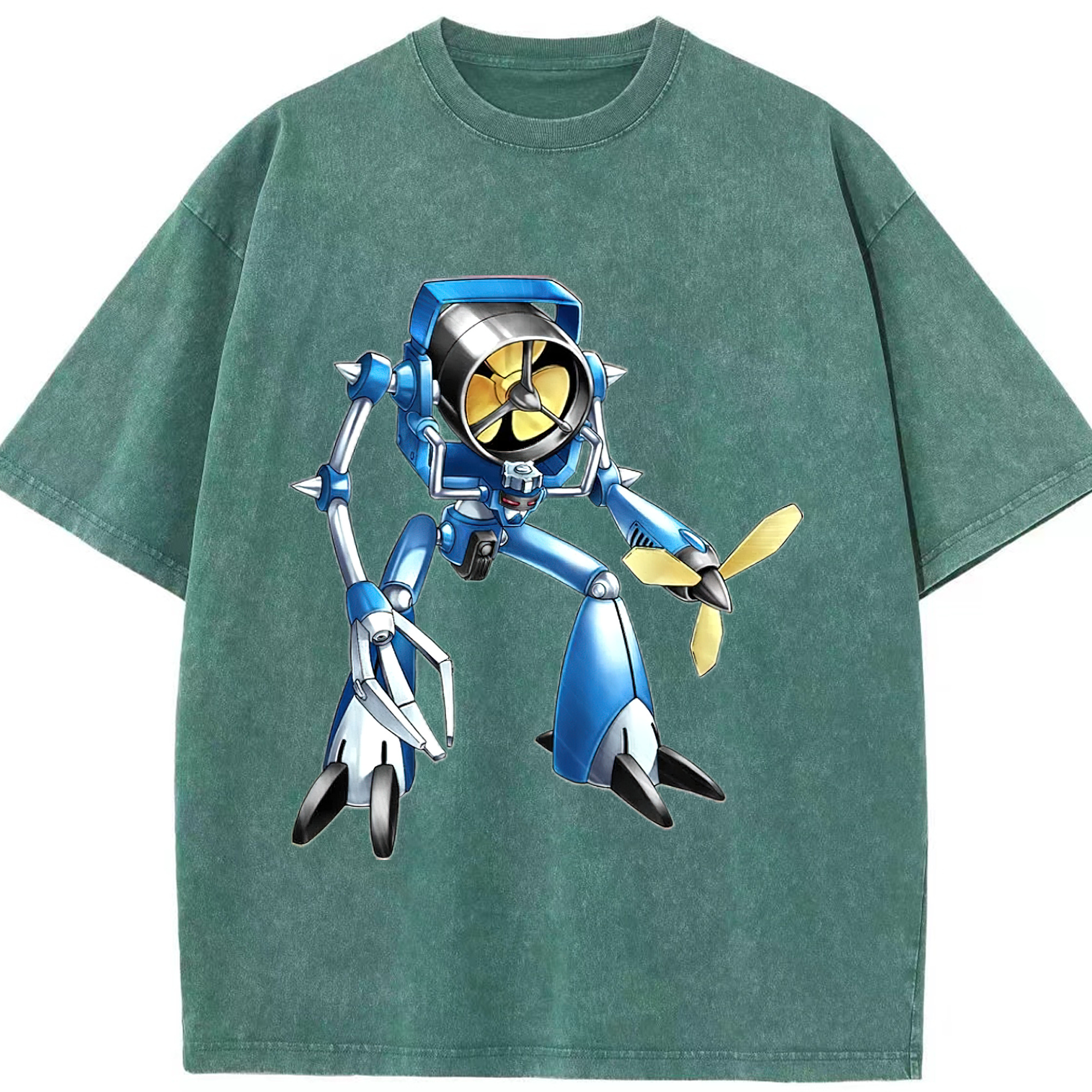 （画像用） 遊☆戯☆王 Yu-Gi-Oh! 綿100% ヴィンテージ風 半袖Tシャツ（フロントプリント）
